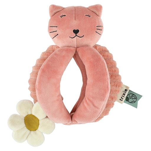 [560612] Trixie | Grijpbal Pluche Mrs. Cat Roze