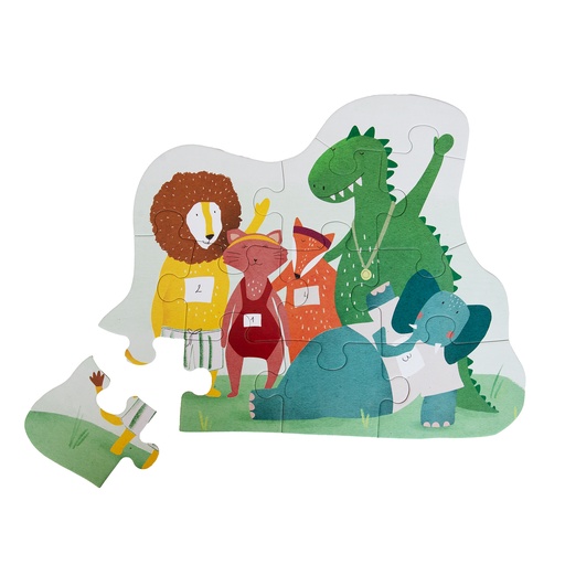 [560645] Trixie | Vormenpuzzel Dierenvrienden 12pcs