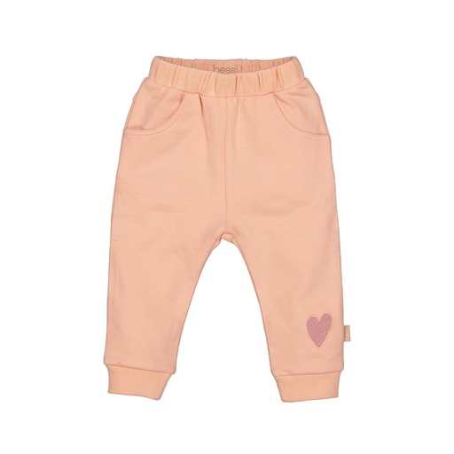 Bess | Broek Girls Little Heart Powder Pink