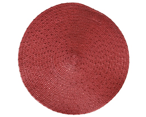 [560773] Kaemingk | Placemat Spiraalmotief Rood Ø38cm
