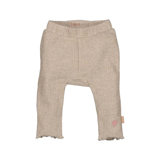 Bess | Legging Girls Rib Sand