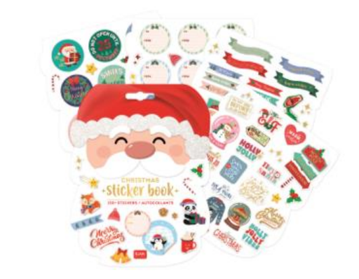 [560894] Legami | Stickerboek Kerst +/- 150 Stickers