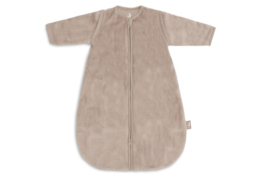 [560959] Jollein | Slaapzak Milky Coffee Newborn Velvet met Afritsbare Mouwen 2.5/3.5TOG Bruin 60cm
