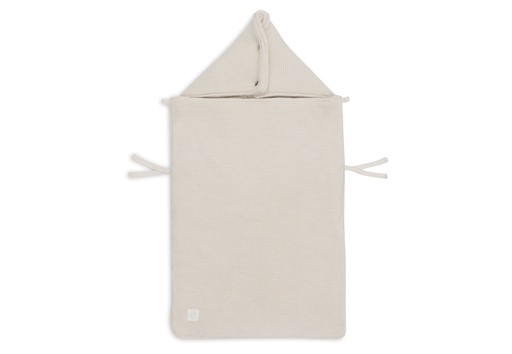 [561210] Jollein | Voetenzak Group 0+ 3/5punts Gordel Basic Knit Oatmeal Ecru