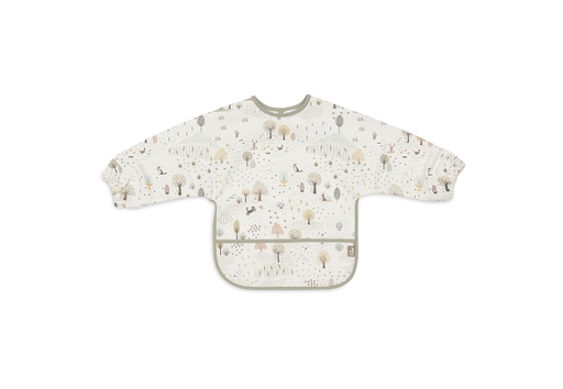 [561254] Jollein | Slabbetje Tiny Park met Mouwen Waterproof 