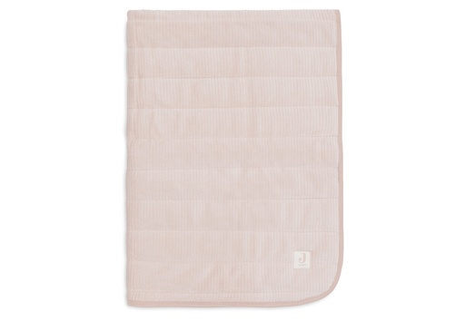 [561456] Jollein | Deken Wieg Velvet Rib Wild Rose Roze 75x100cm
