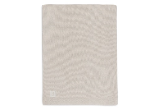 [561458] Jollein | Deken Wieg Basic Knit Oatmeal 75x100cm