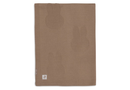 [561463] Jollein | Deken Wieg Miffy Biscuit 75x100cm