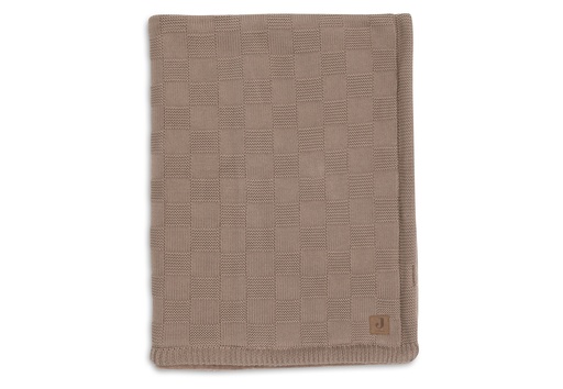 [561473] Jollein | Deken Wieg Box Knit Milky Coffee/Velvet 75x100cm