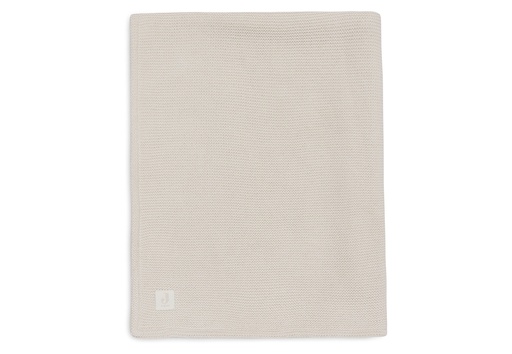 [561475] Jollein | Deken Ledikant Basic Knit Oatmeal Velvet Ecru 100x150cm