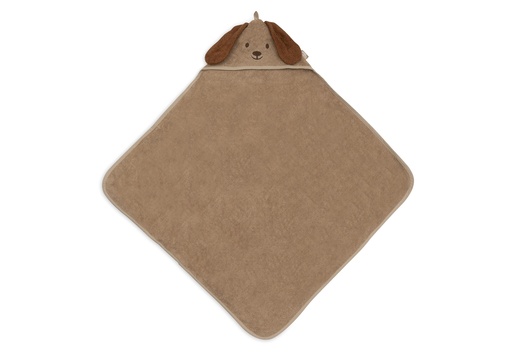 [561481] Jollein | Badcape Diego Badstof Bruin 75x75cm