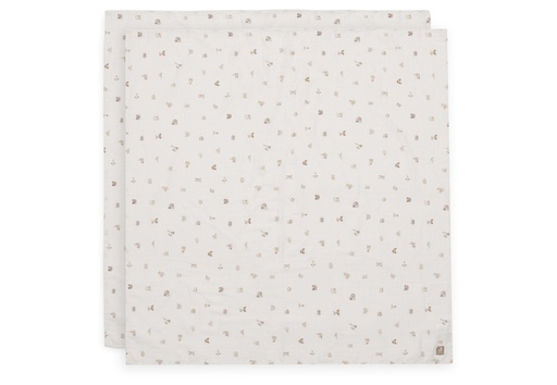 [561493] Jollein | Tetra Doek Animal Friends 115x115cm 2-pack