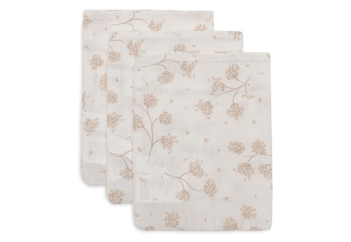 [561496] Jollein | Washandje Leafy Dreams Tetra 15x20cm 3-pack