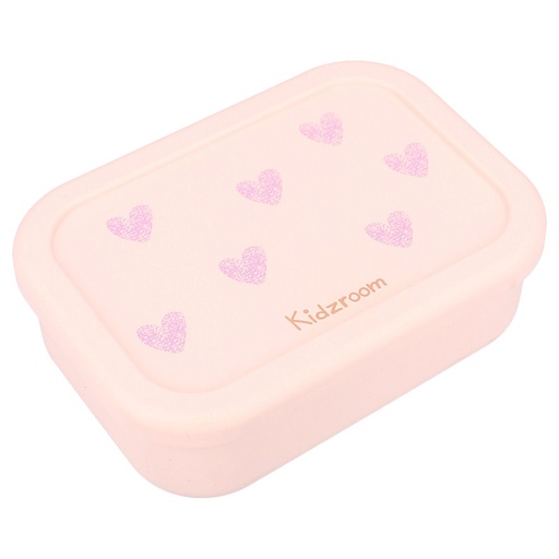 [561527] Kidzroom | Brooddoos Magical Meadows Roze/Paarse Hartjes 6x17x12cm