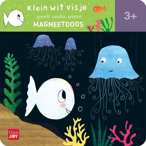 [561535] Clavis | Educatief Speelgoed Klein Wit Visje Spelen Onder Water Magneetdoos