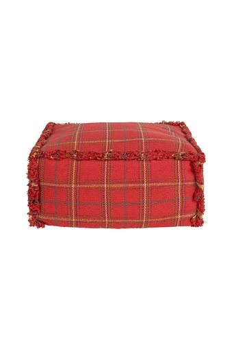 [561557] Lorena Canals | Poef Mapple Red Handgemaakt 40x40x20cm
