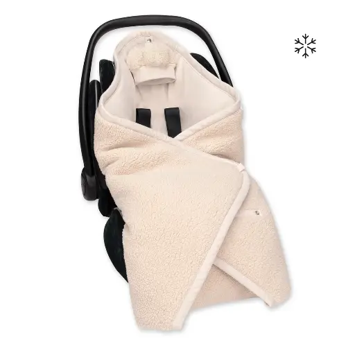 [561635] Bemini | Wikkeldeken Teddy Hugmi Ficelle Ecru 0-12M