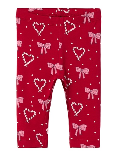 Name it | Legging Girls Kerst Nbfri Jester Red