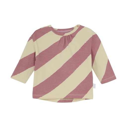 Noppies | T-shirt Girls Talladega Longsleeve Stripe Pattern Pink