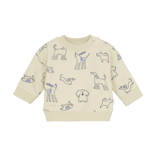 Noppies | Broek Boys Stillwater Animals Off White