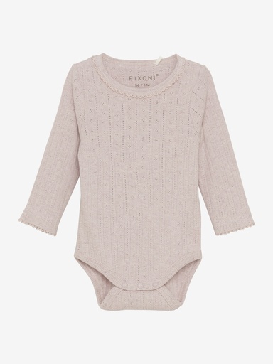 Fixoni | Body Girls Longsleeve Violet Ice Melange