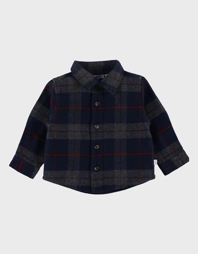 Noukies | Hemd Geruit Blauw