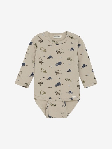 Minymo | Body Boys Longsleeve Oxford Tan