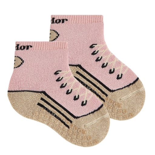 Condor | Kousen Sneaker Antislip Pale Pink