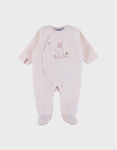 Noukies | Pyjama Autumn Forest Velours Konijn Rose 