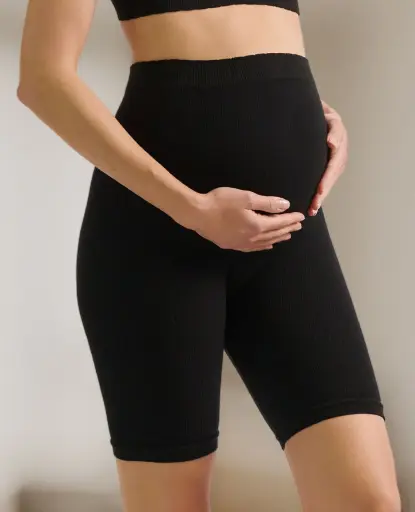 Cache Coeur | Short  Zoe Seamless Mid Thigh Black