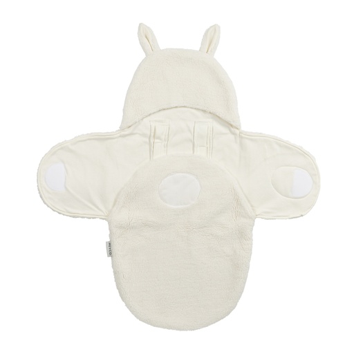 [564085] Meyco | Wikkeldeken Teddy Rabbit Naturel Ecru