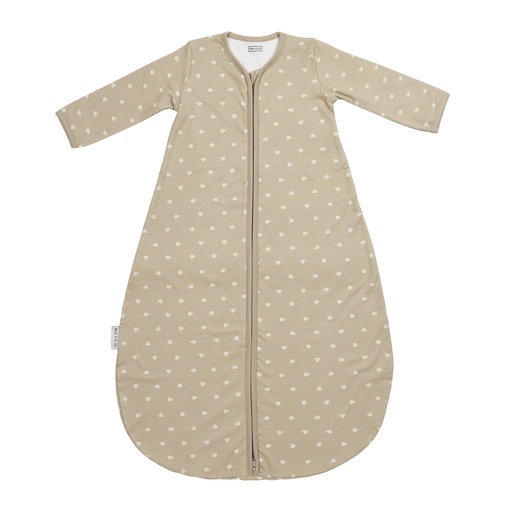 [564089] Meyco | Slaapzak Sweet Heart 1.0TOG Sand/Soft Sand 110cm