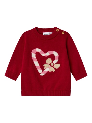 Name it | Pull Girls Kerst Nbfreamo Jester Red