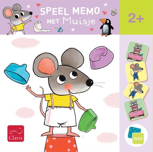 [564246] Clavis | Gezelschapsspel Speel Memo met Muisje