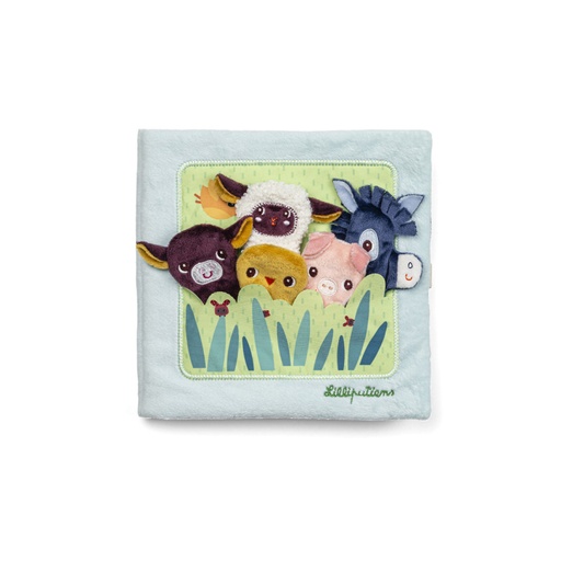 [564367] Lilliputiens | Activiteitenboek Met Vingerpopjes Babies 
