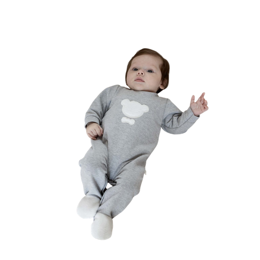 Living Nature | Pyjama Noa Teddy Beer Grey