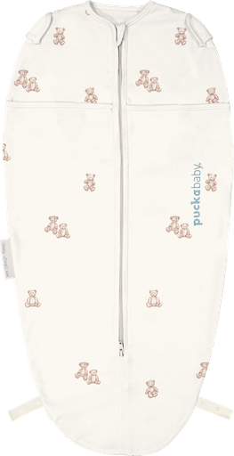[564737] Puckababy | Inbakeren Mini Teddy Bears Cotton Ecru 3-6m 62-74cm