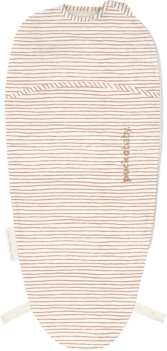 [564741] Puckababy | Inbakeren Piep Hazel Stripes Cotton Ecru/Bruin 0-3m 44-62cm