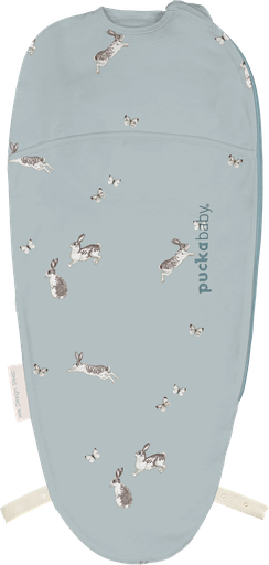 [564746] Puckababy | Inbakeren Piep Bunnies Cotton Blauw 0-3m 44-62cm