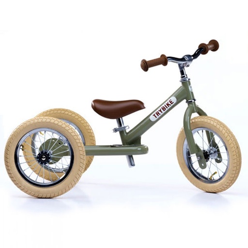 [564769] Trybike | Loopfiets Steel 2in1 Vintage Groen