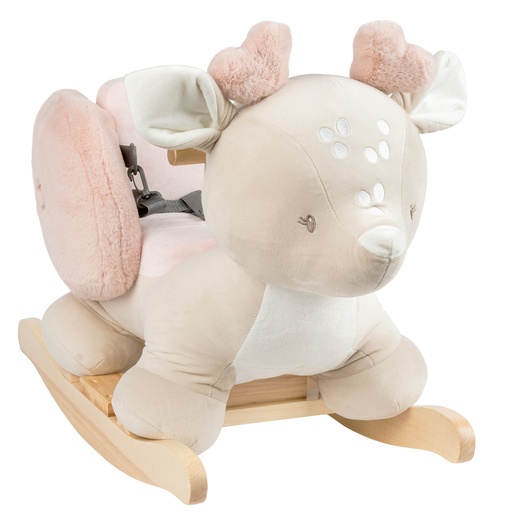 [565012] Nattou | Schommelpaard Fanfan Hinde Beige/Roze