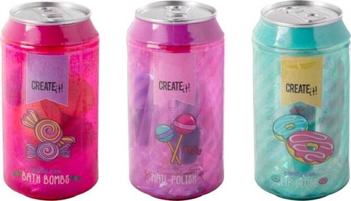Create It! | Make-up Blik Candy met Bruisballen/Nagellak of Lipgloss  