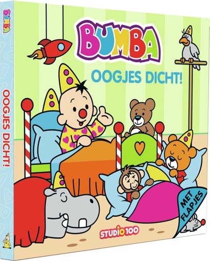 [565117] Bumba | Boek Oogjes Dicht Flapjesboek