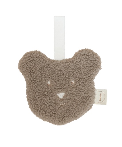 [565167] FOPSPEENDOEKJE BEAR CHOCOLATE