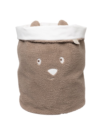 [565182] STORAGE BAG  LARGE BEAR CHOCOLATE