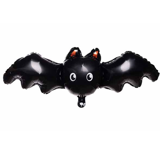 [565240] Cosy & Trendy | Ballon Folie Bat Vleermuis Zwart 36x87cm
