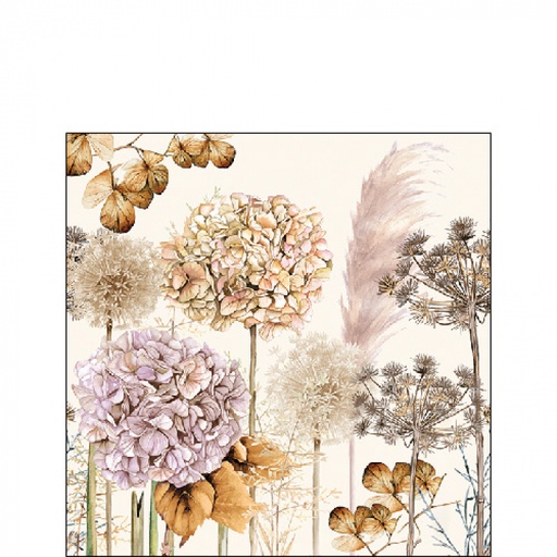 [565502] Ambiente | Servetten Dried Flowers 3-laags 25x25cm 20-pack