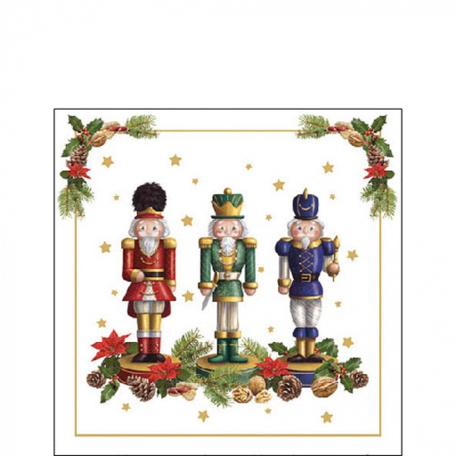 [565523] Ambiente | Servetten Bearded Nutcracker 3-laags 25x25cm 20-pack