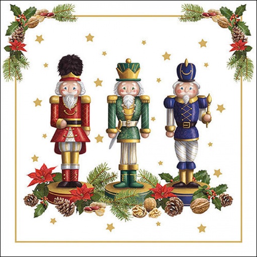 [565524] Ambiente | Servetten Bearded Nutcracker 3-laags 33x33cm 20-pack