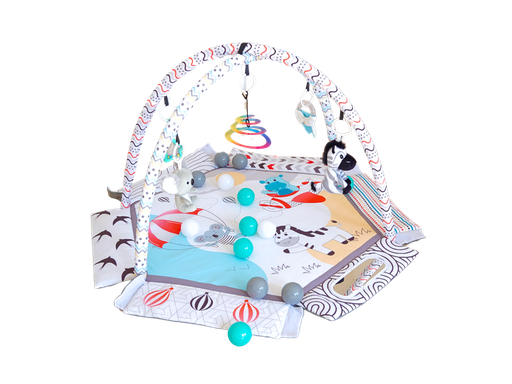 [565577] Bo Jungle | Speeltapijt met Speelboog Midnight Expedition Foldable Ball Pit Play Gym